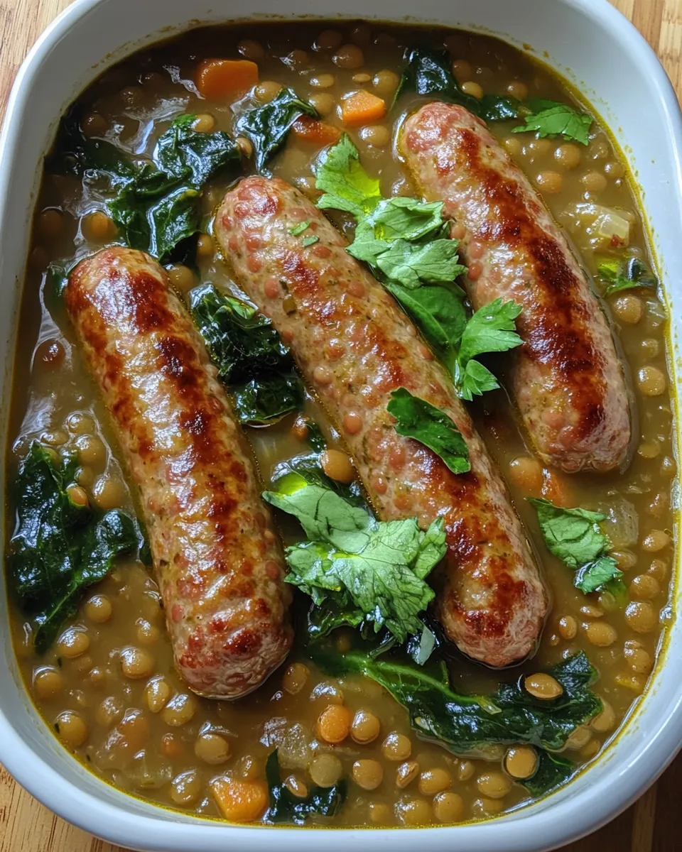 Lentil & Sausage Soup with Greens - Image 3
