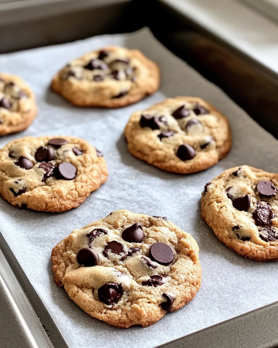 Classic Homemade Sourdough-Discard Chocolate-Chip Cookies food shot