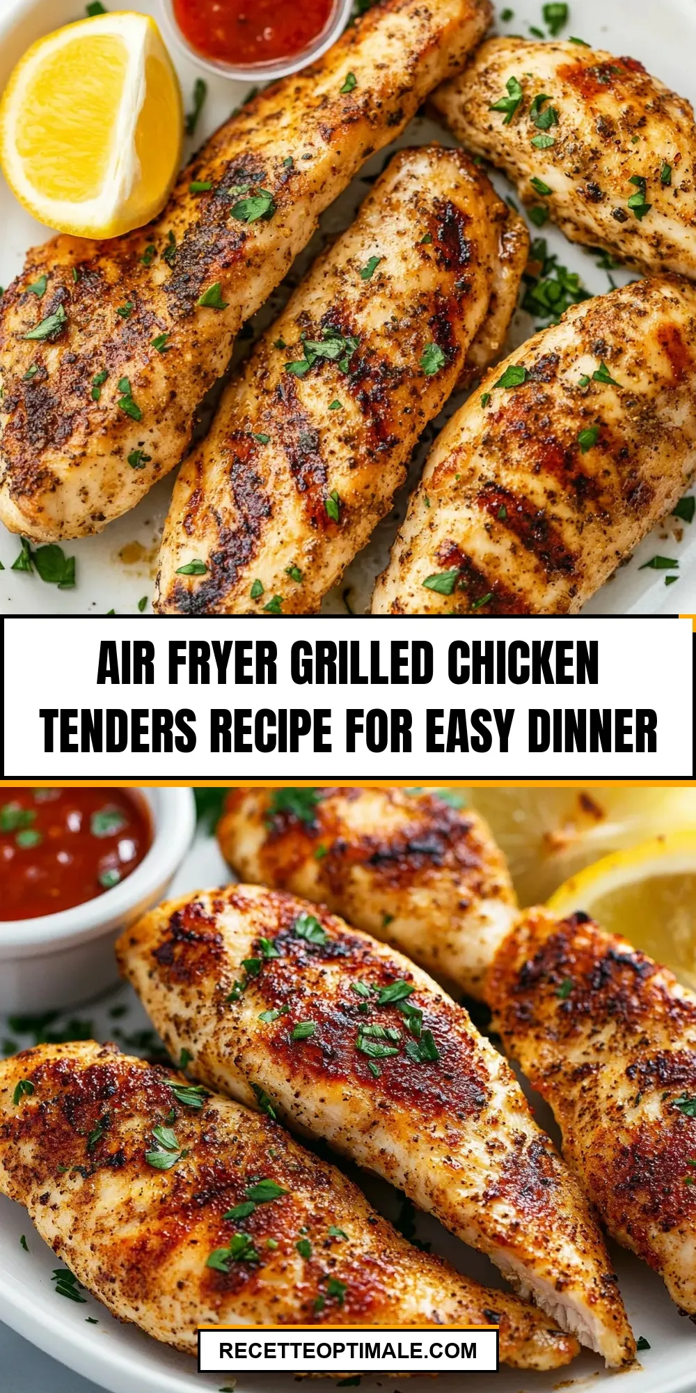 Air Fryer Grilled Chicken Tenders Recipe for Easy Dinner