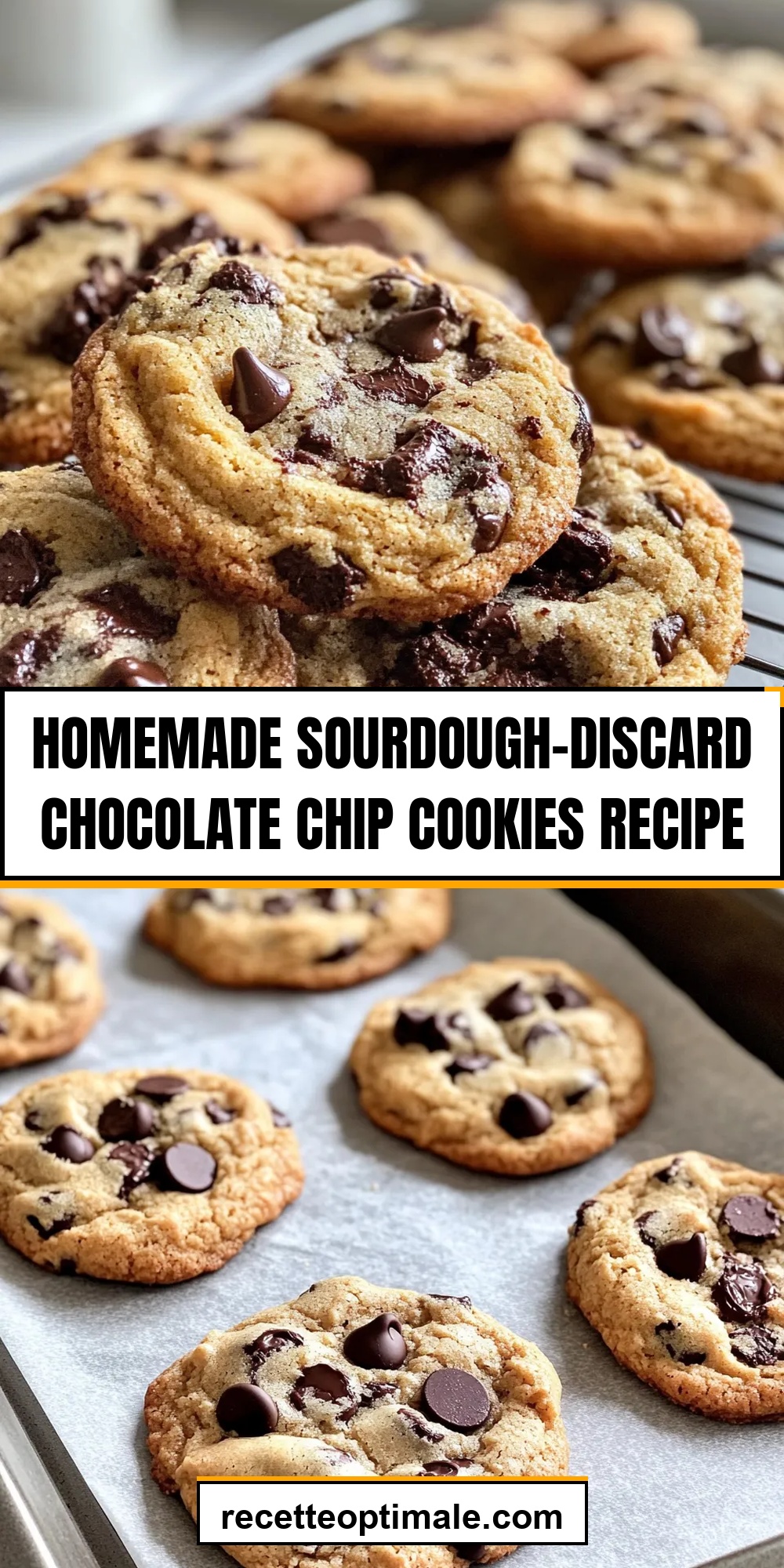 Homemade Sourdough-Discard Chocolate Chip Cookies Recipe