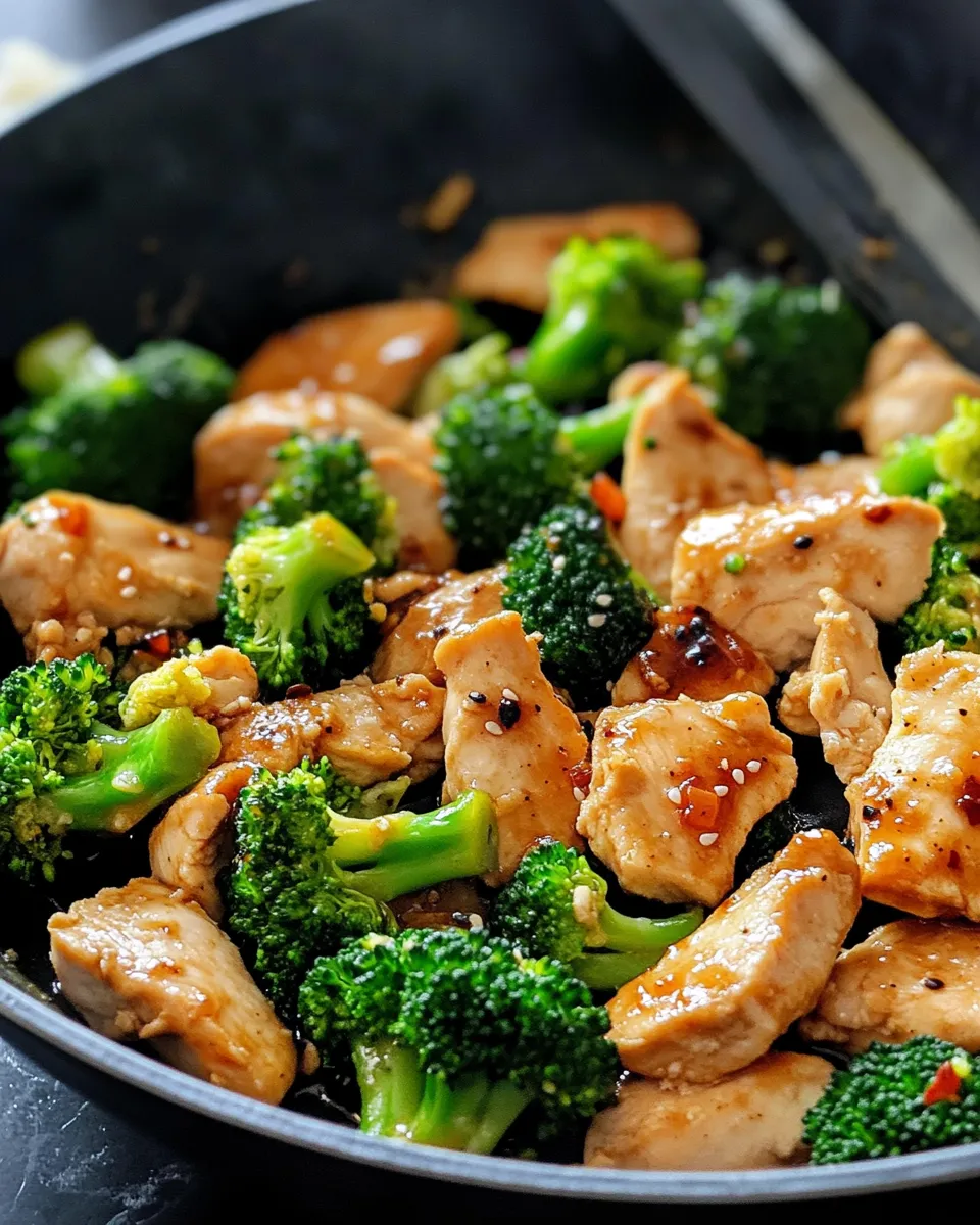 Homemade Chicken and Broccoli Stir-fry photo