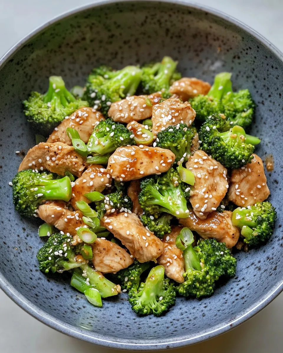 Easy Chicken and Broccoli Stir-fry food shot