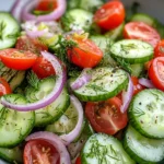 Homemade Cucumber and Dill Salad photo