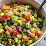 Homemade Edamame and Corn Salad recipe photo