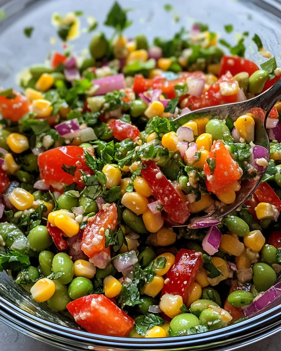 Classic Edamame and Corn Salad dish photo