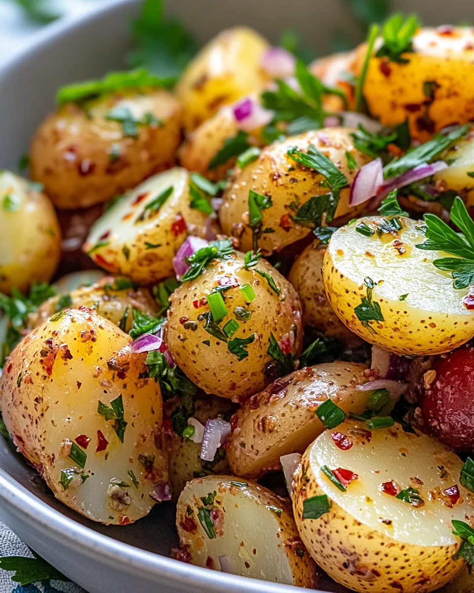 Easy Fresh Herb Potato Salad food shot