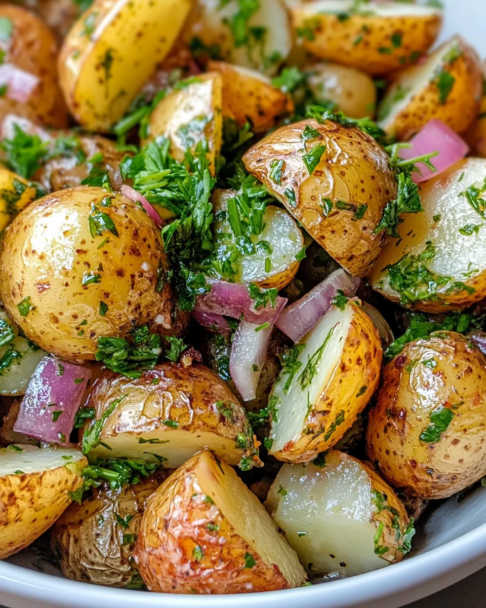 Delicious Fresh Herb Potato Salad plate image