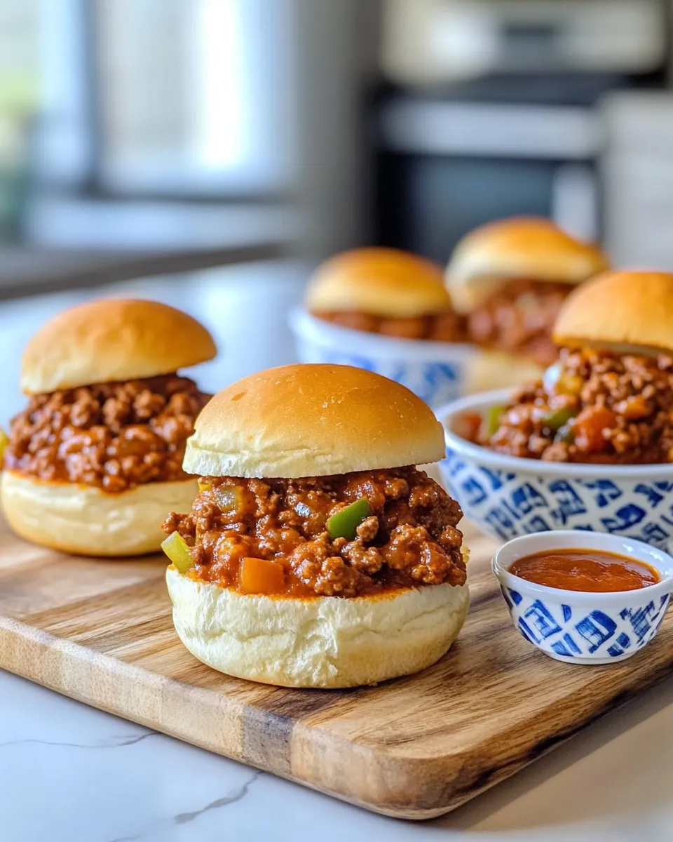 Easy Homemade Sloppy Joes recipe image