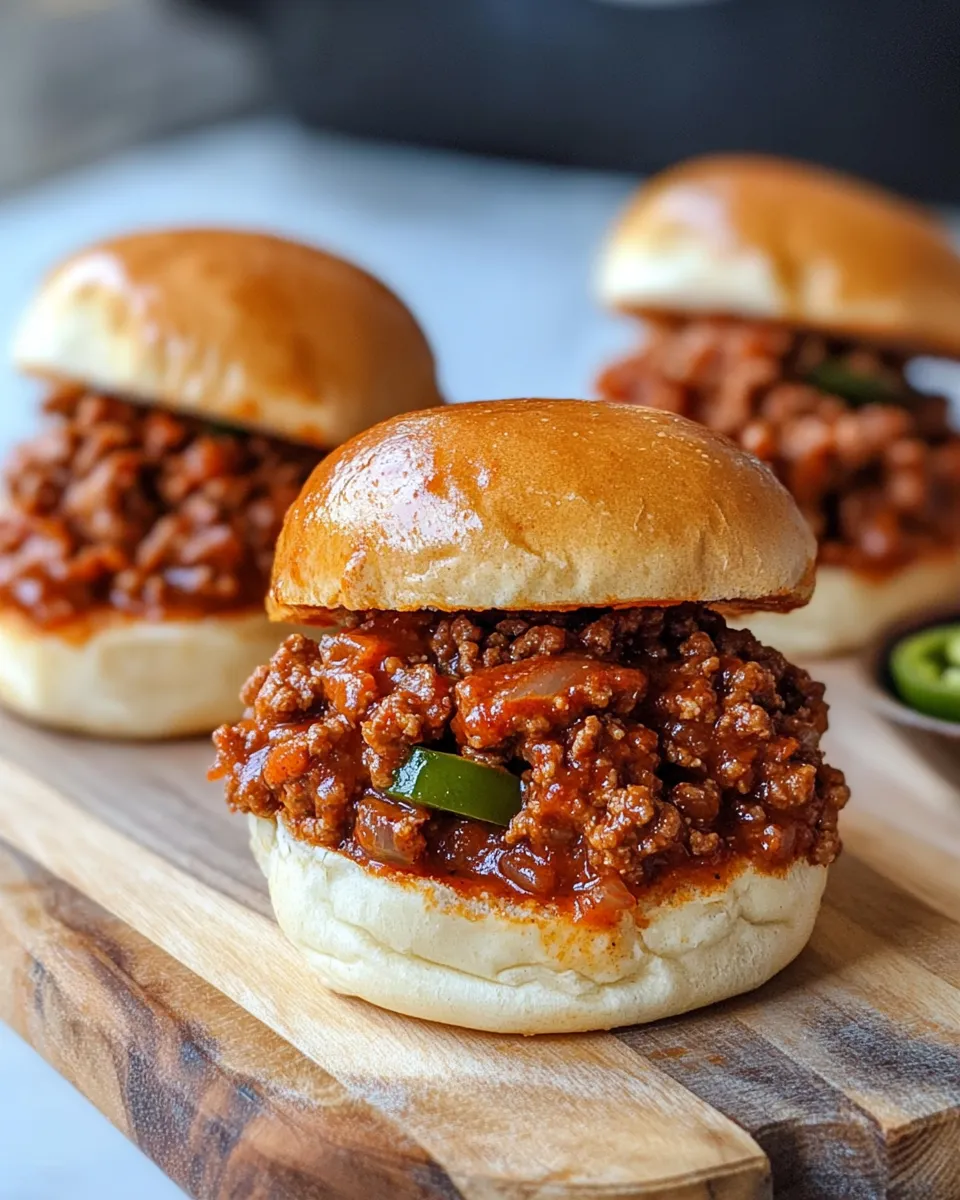 Delicious Homemade Sloppy Joes dish photo