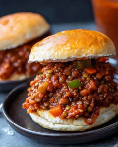 Homemade Lentil Sloppy Joes photo