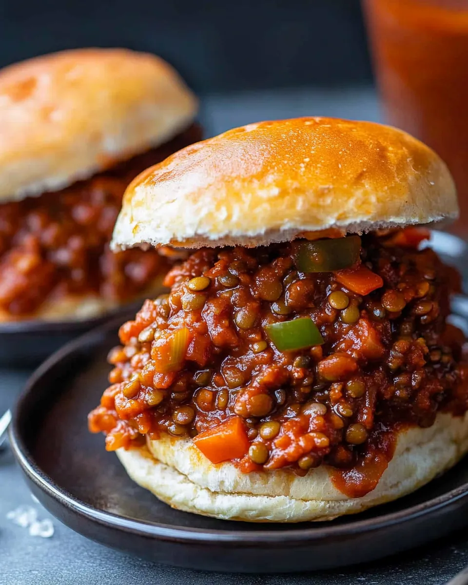 Homemade Lentil Sloppy Joes photo