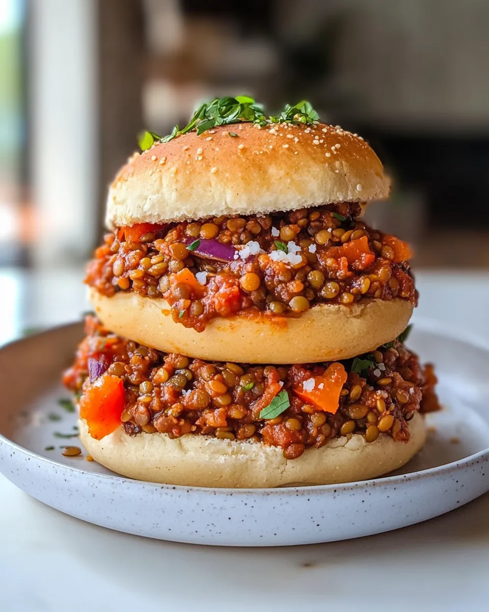 Classic Lentil Sloppy Joes recipe image