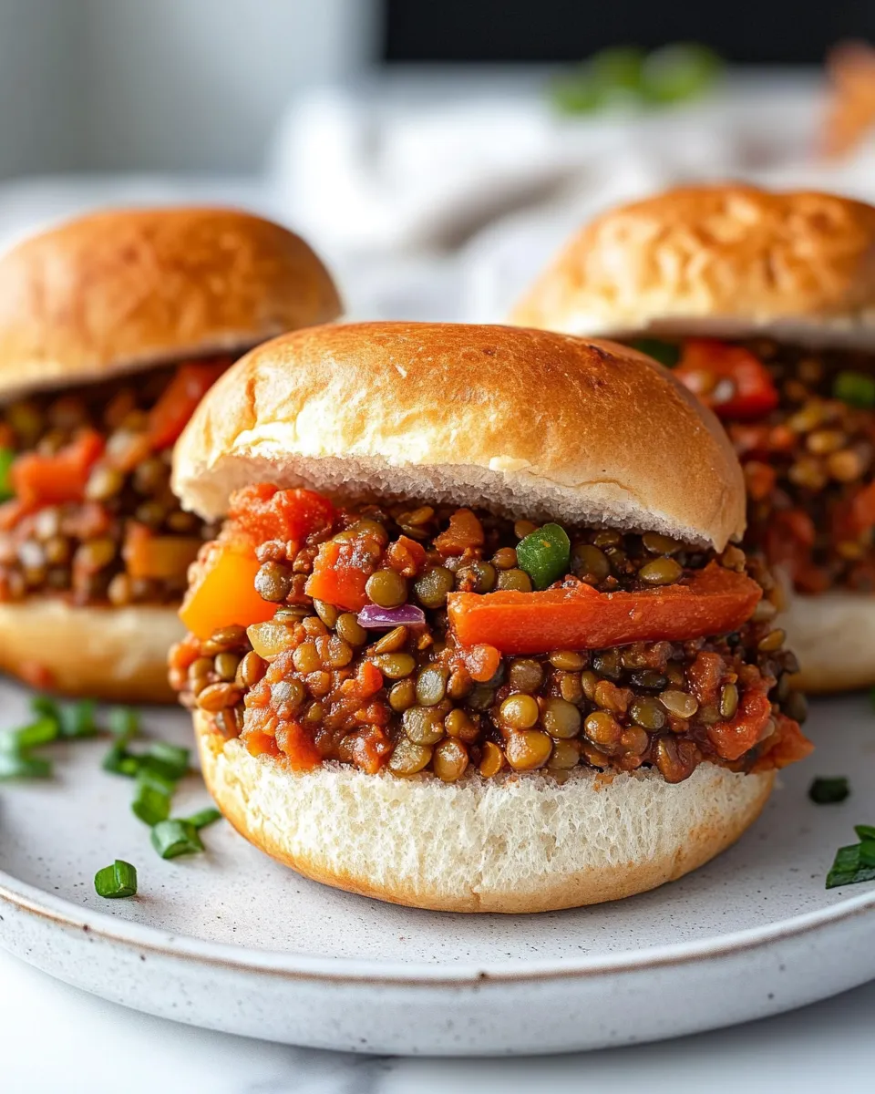 Easy Lentil Sloppy Joes dish photo