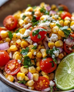 Homemade Mexican Street Corn Salad recipe photo