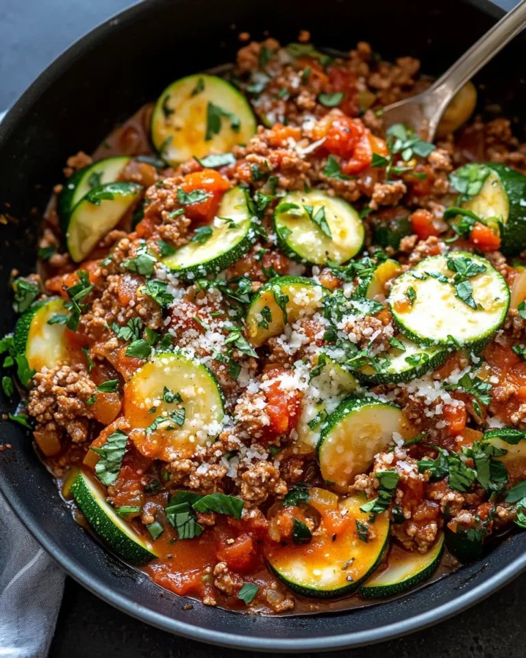 Homemade Zucchini Bolognese recipe photo