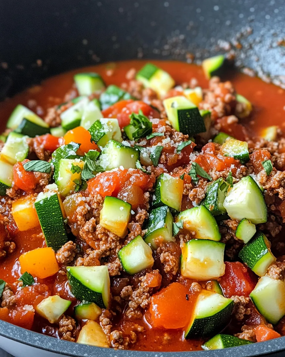 Delicious Zucchini Bolognese picture