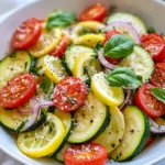 Homemade Zucchini Ribbon Salad with Lemon-Parmesan recipe photo