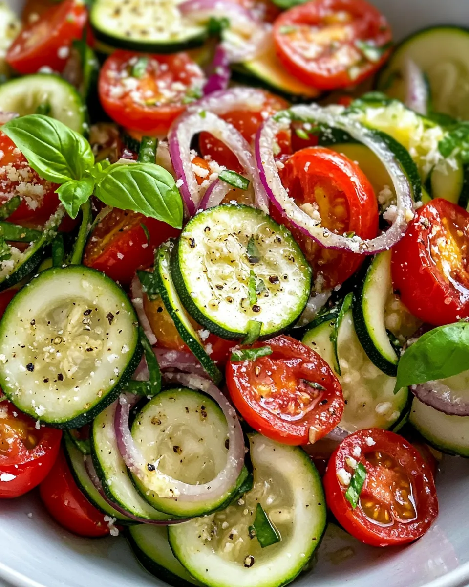Delicious Zucchini Ribbon Salad with Lemon-Parmesan picture