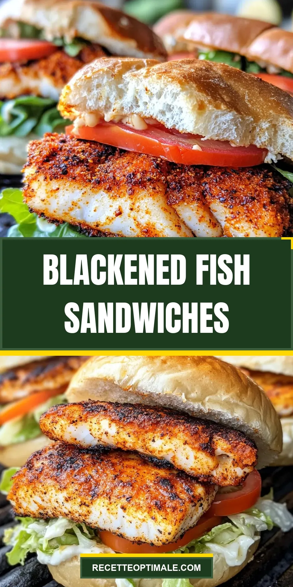 Blackened Fish Sandwiches Recipe