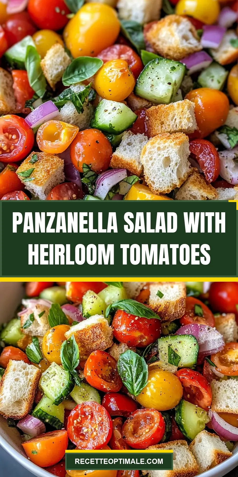 The Best Panzanella Salad With Heirloom Tomatoes Ever