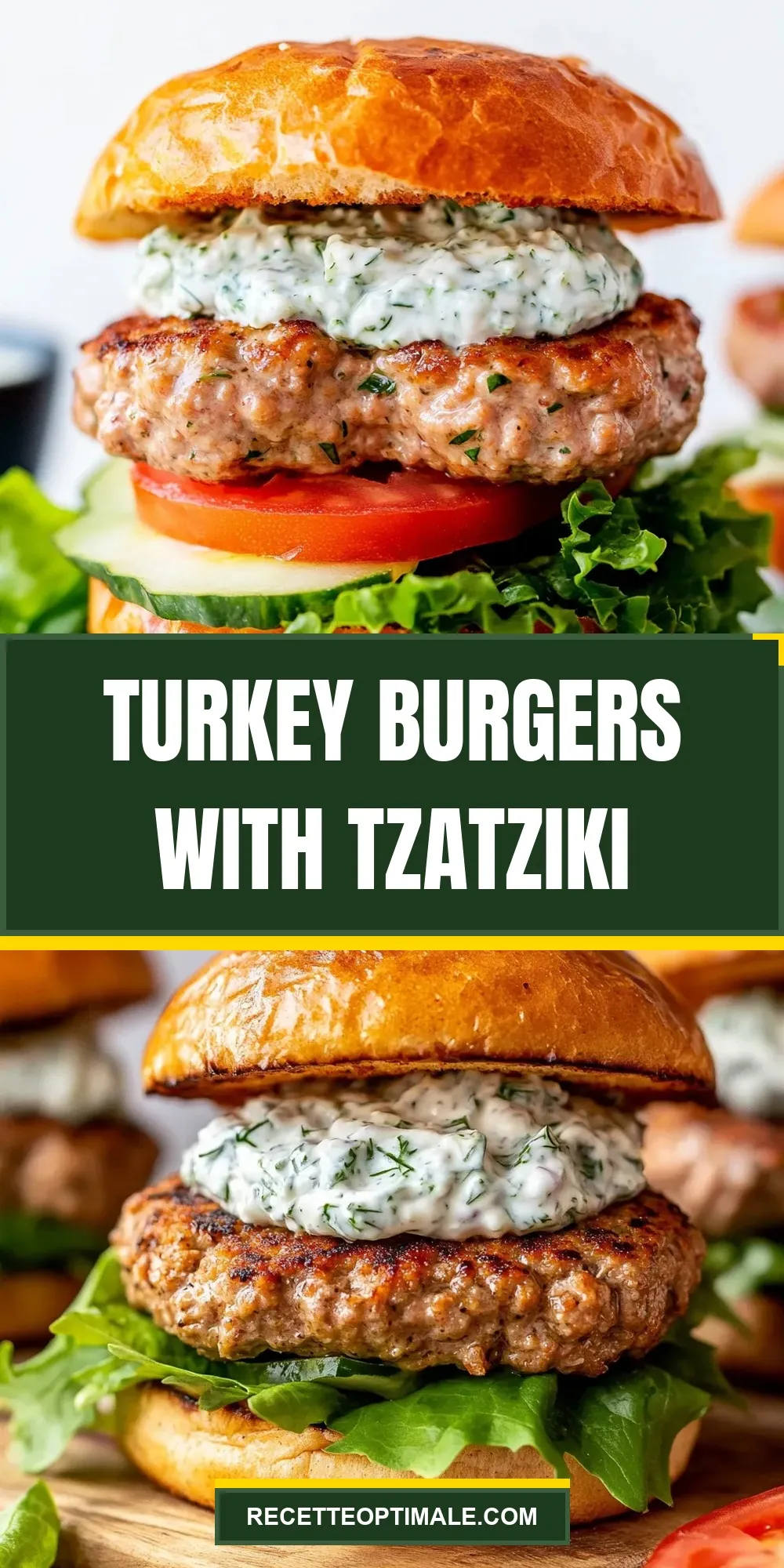 The Best Turkey Burgers With Tzatziki Ever