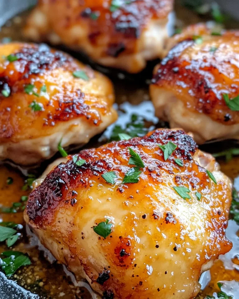 Homemade Apple Cider Glazed Chicken Thighs recipe photo