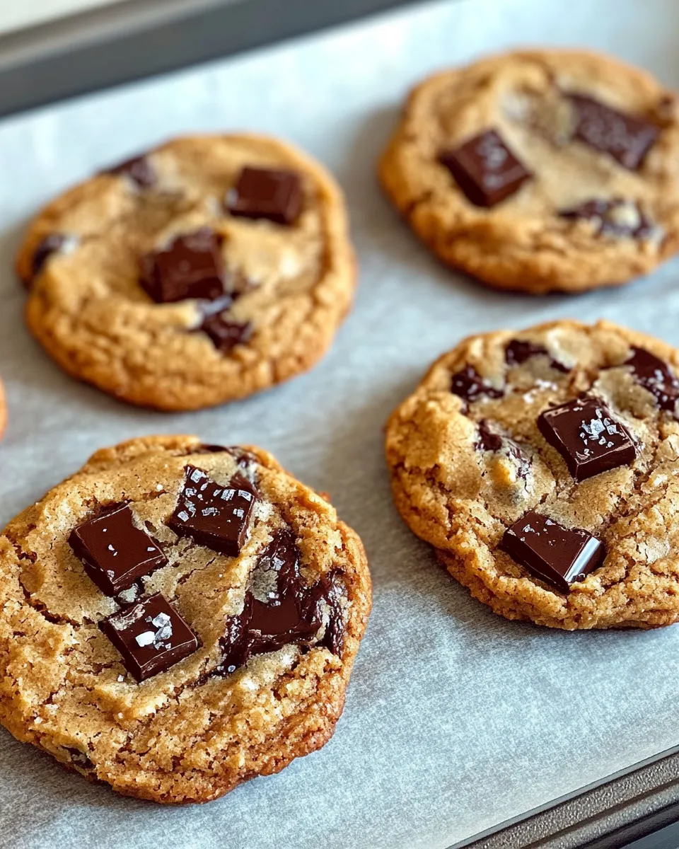 Homemade Brown Butter Chocolate Chunk Cookies photo