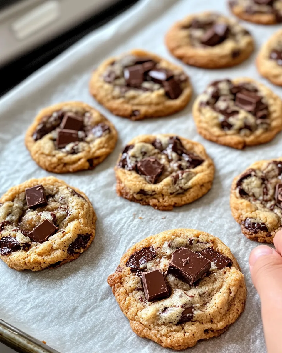 Easy Brown Butter Chocolate Chunk Cookies recipe photo