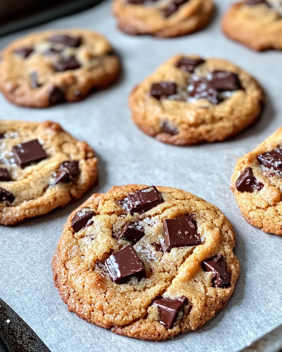 Delicious Brown Butter Chocolate Chunk Cookies dish photo