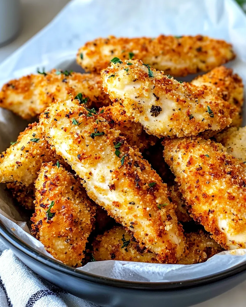 Delicious Buttermilk Ranch Chicken Tenders plate image
