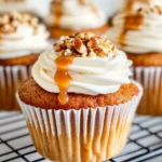Homemade Caramel Apple Stuffed Cupcakes recipe photo