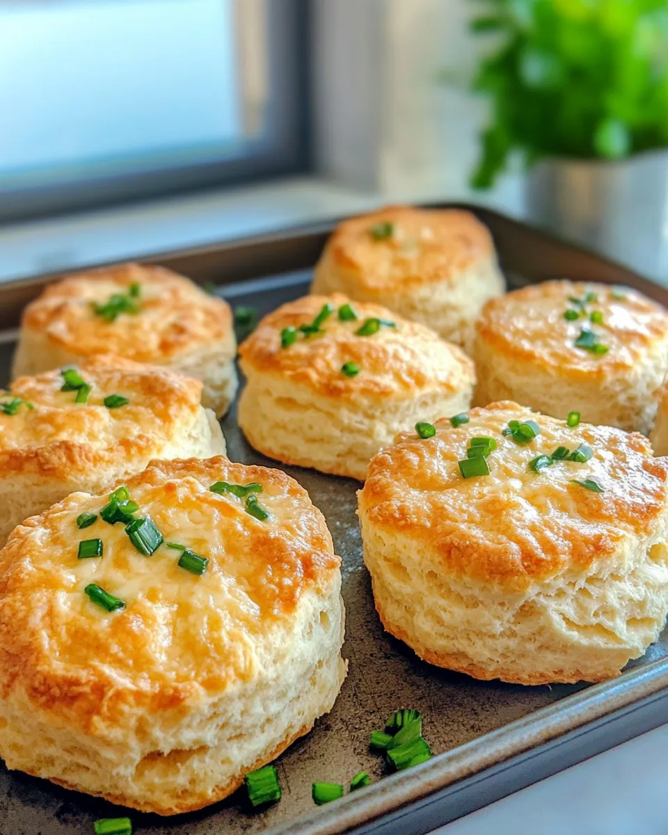 Classic Cheddar Scallion Buttermilk Biscuits image