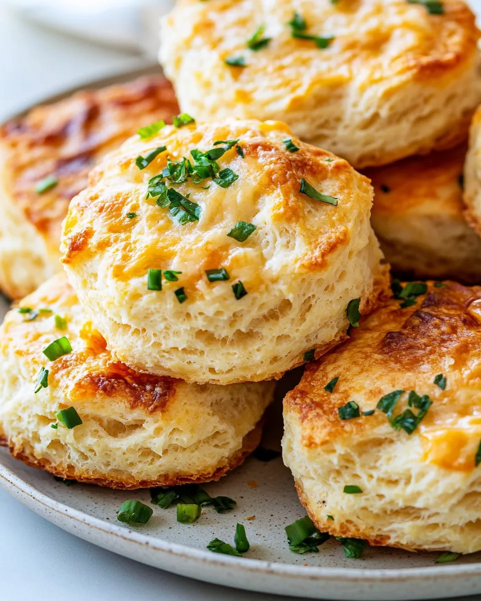 Easy Cheddar Scallion Buttermilk Biscuits recipe photo