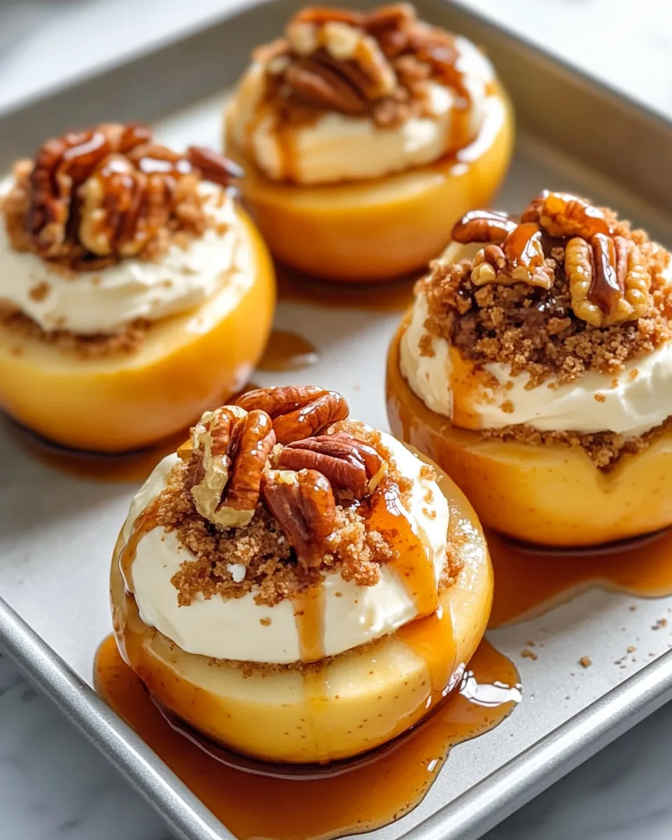 Easy Cheesecake Stuffed Baked Apples recipe photo