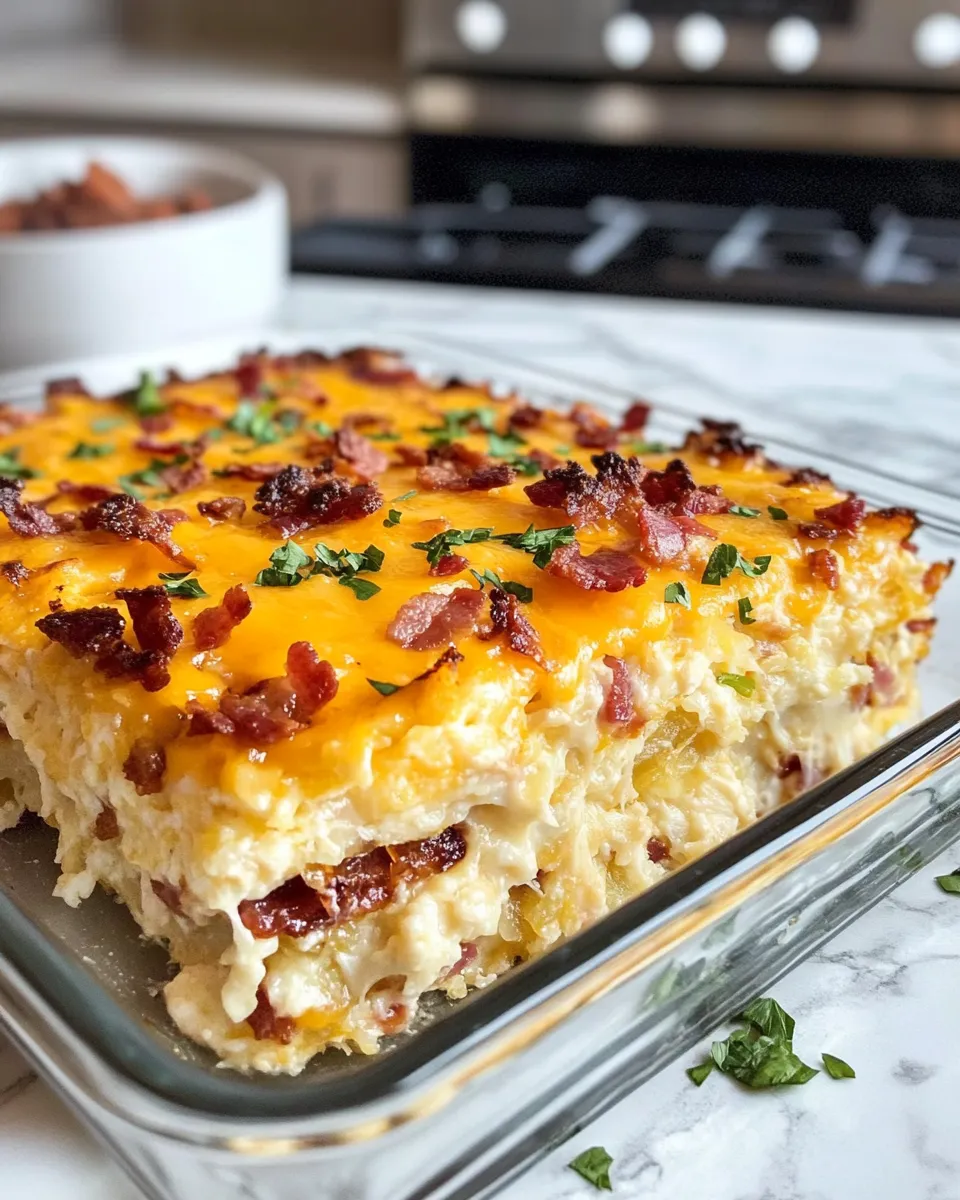 Easy Cheesy Hashbrown Breakfast Casserole recipe photo