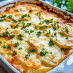Homemade Cheesy Scalloped Potato Casserole recipe photo