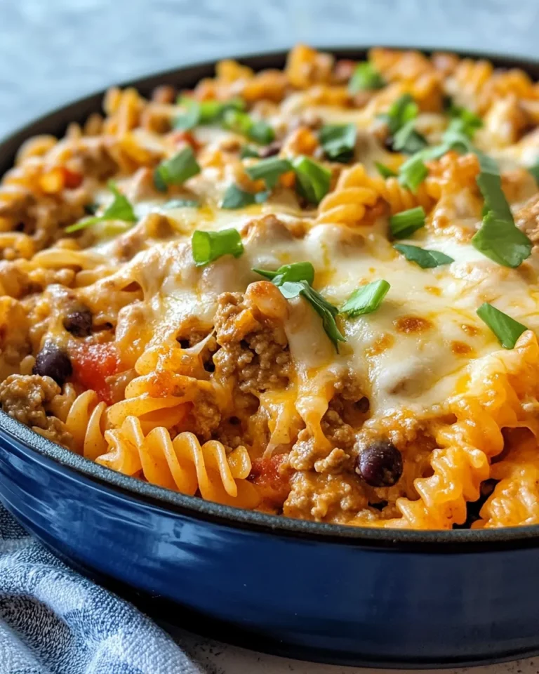 Homemade Cheesy Taco Pasta Bake recipe photo