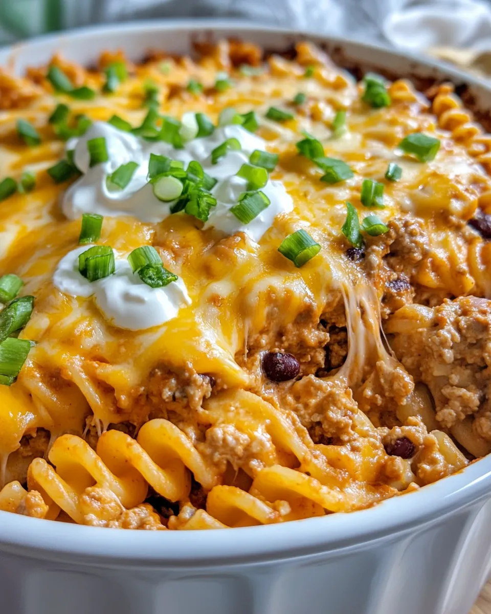 Classic Cheesy Taco Pasta Bake dish photo