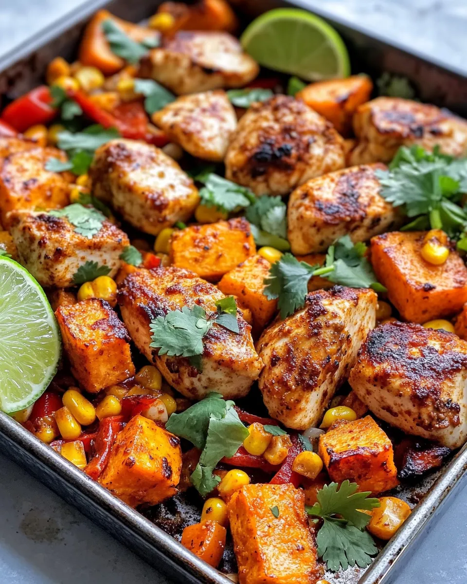 Classic Chili Lime Sweet Potato Chicken dish photo