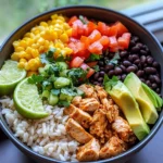Homemade Chipotle Chicken Burrito Bowls photo