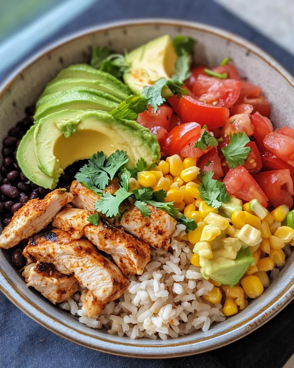 Classic Chipotle Chicken Burrito Bowls image