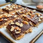 Homemade Chocolate Almond Toffee Bark recipe photo