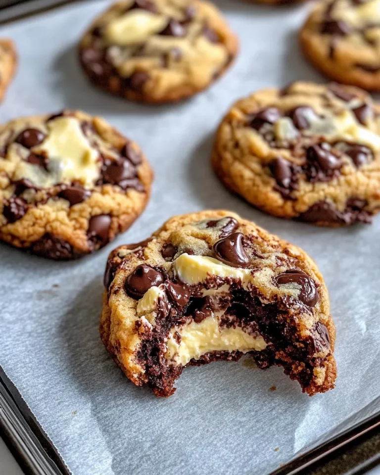 Delicious Chocolate Chip Cheesecake Stuffed Cookies recipe photo