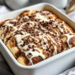 Homemade Chocolate Chip Cinnamon Roll Cake photo