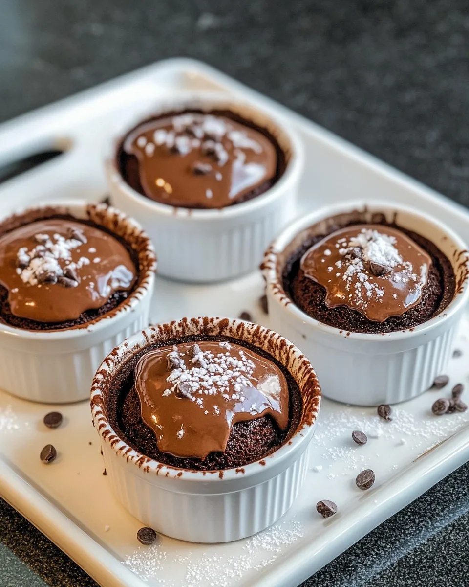 Delicious Chocolate Espresso Lava Cakes dish photo