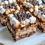 Homemade Chocolate Marshmallow Krispie Treats photo