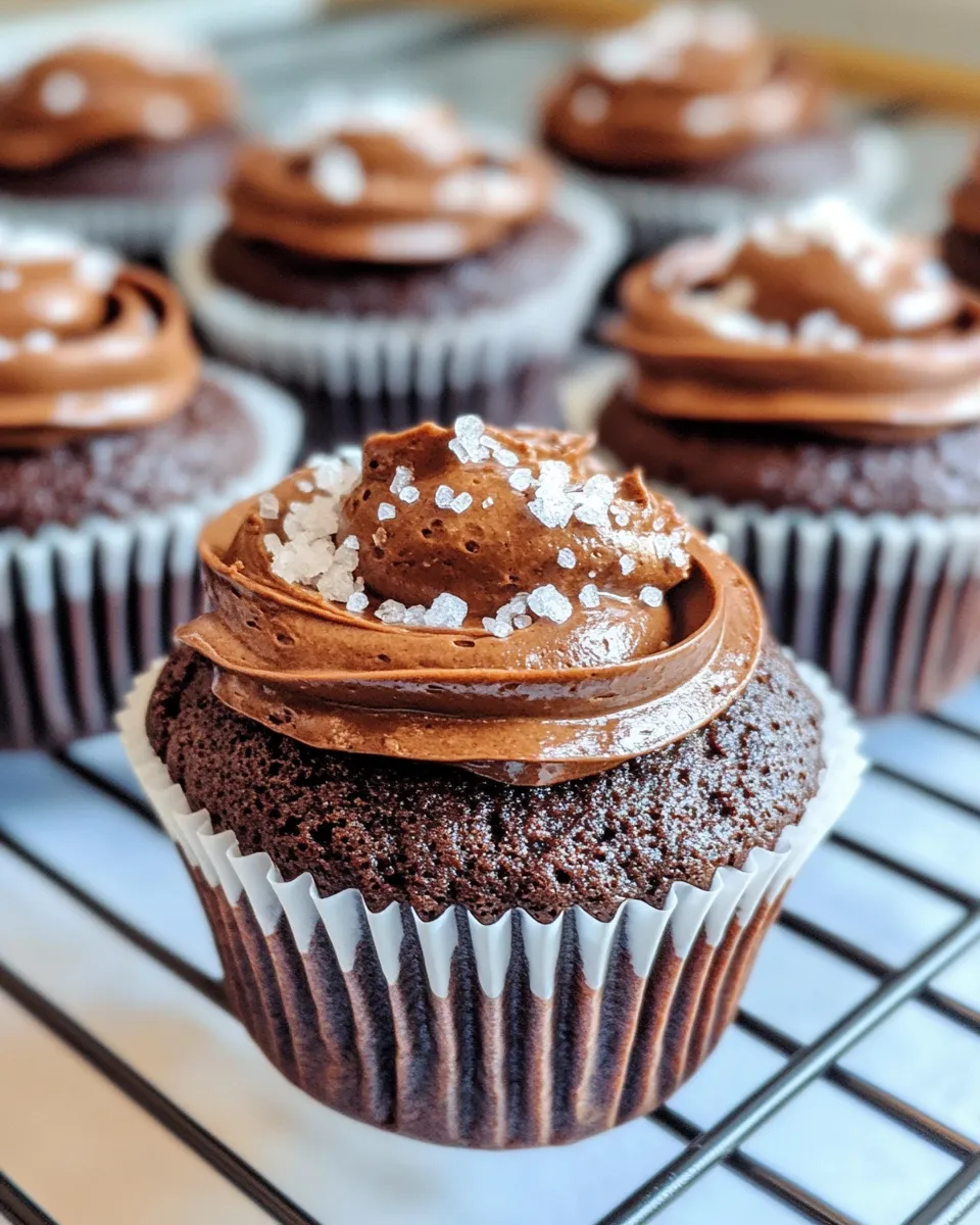 Delicious Chocolate Pumpkin Spice Cupcakes shot