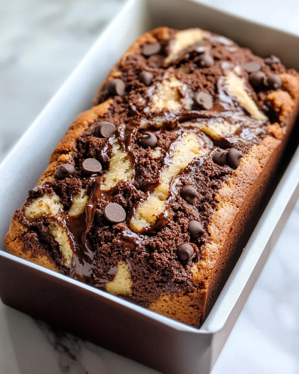 Homemade Chocolate Swirl Apple Butter Bread photo