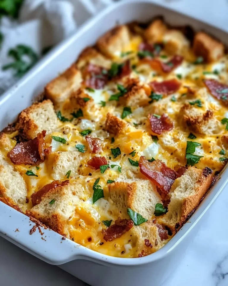 Homemade Christmas Morning Breakfast Strata photo