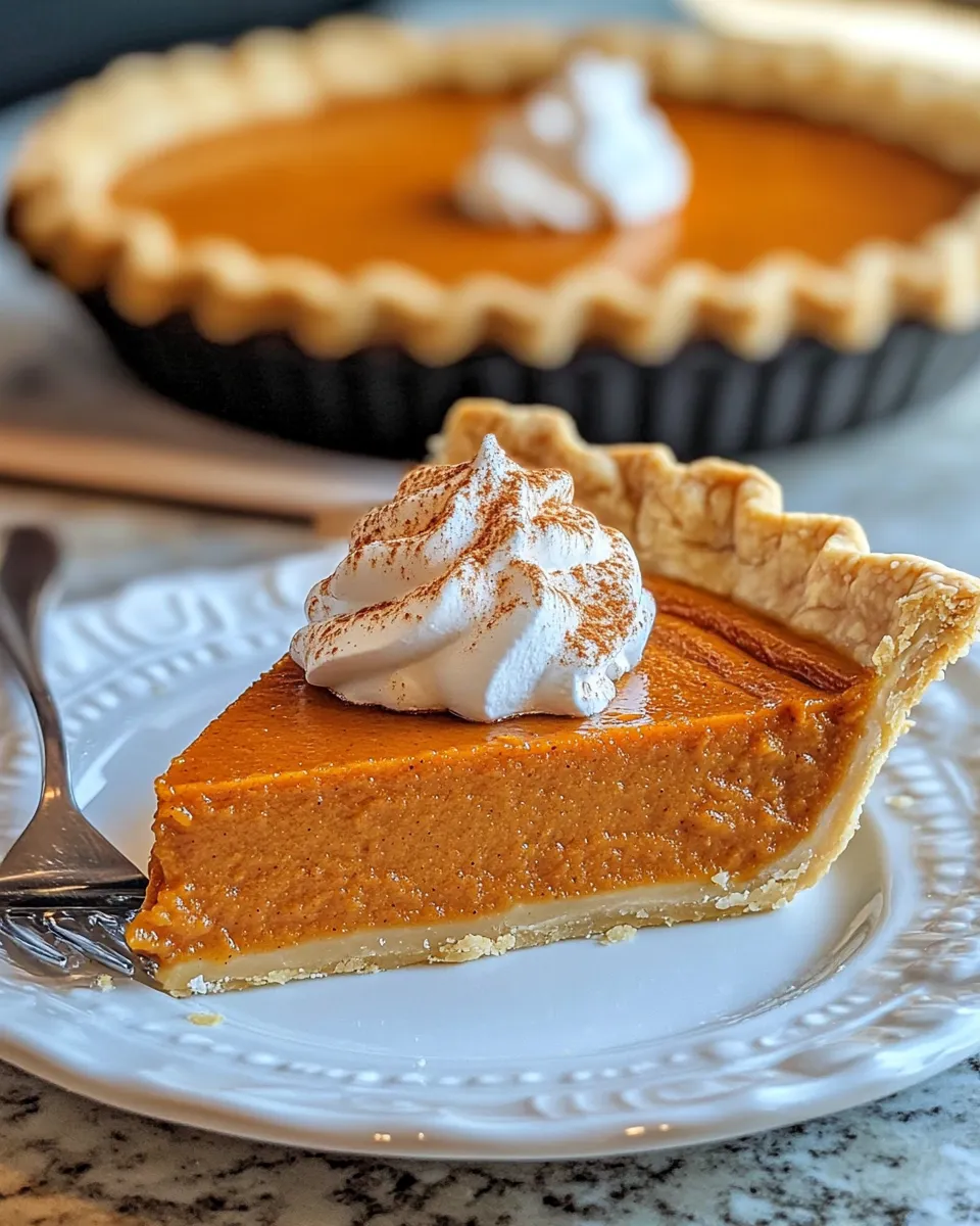 Homemade Classic Pumpkin Pie recipe photo